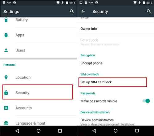 Bypass Privacy Protection Password Android
