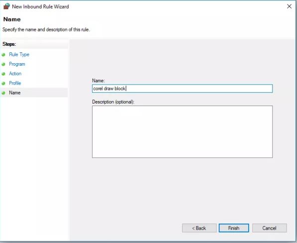 inbound rule naming