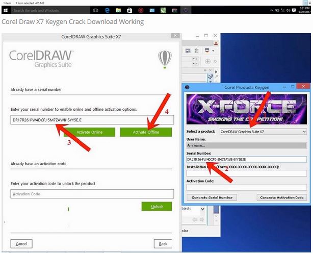 corel draw x6 activation code list