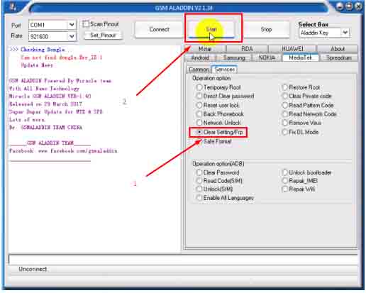 gsm aladdin check drive or redo error flash lenovo