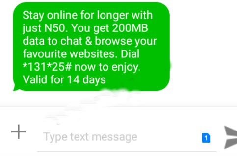 MTN Data 200MB For ₦50 and 1GB For ₦250