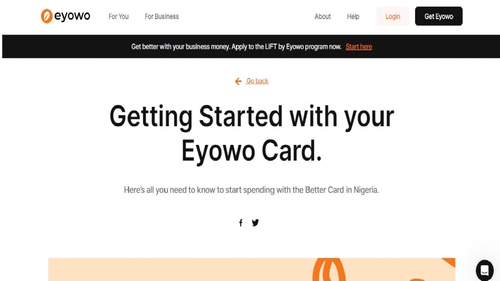 Eyowo virtual dollar card