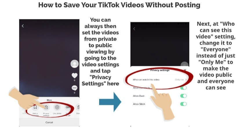 How-to-Save-TikTok-Videos-only me option