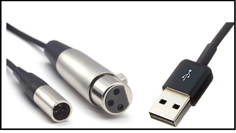 USB or an XLR