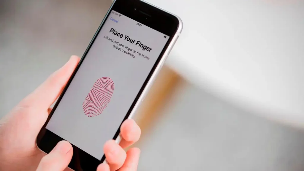 iphone fingerprint scanner