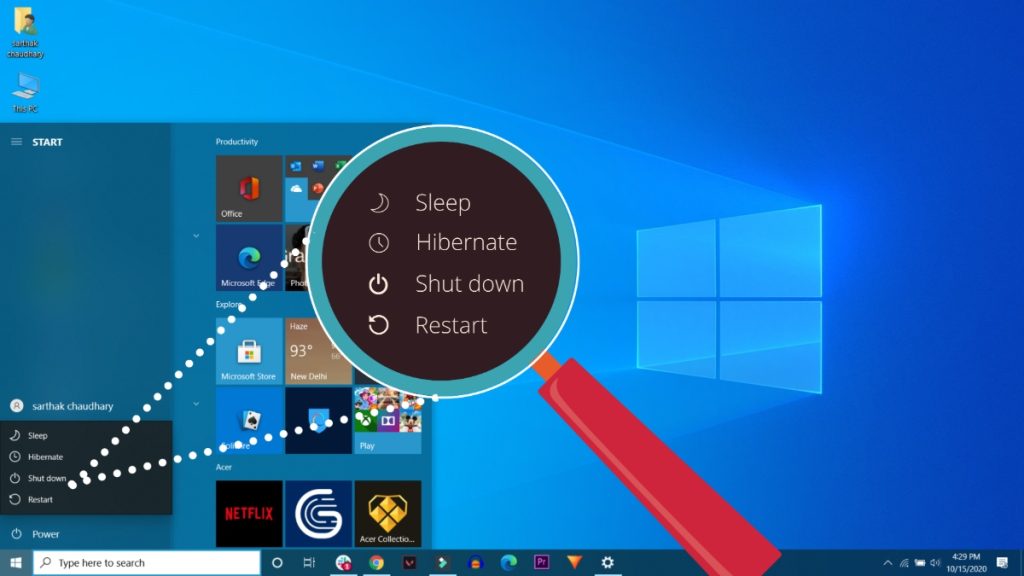 Sleep and Hibernation in PCs