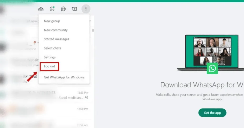 How to Easily Log Out or Unlink Your WhatsApp Account from Your PC1