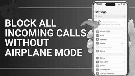 Stop Incoming Calls Without Blocking or Airplane Mode