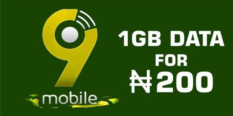 1gb data for 200naira 9mobile