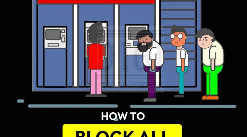 Block All Bank ATM Cards