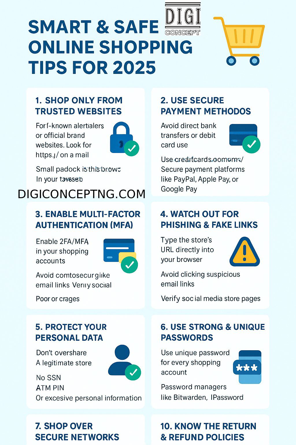 How to shop safely online 2