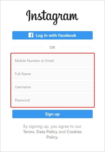iG signup