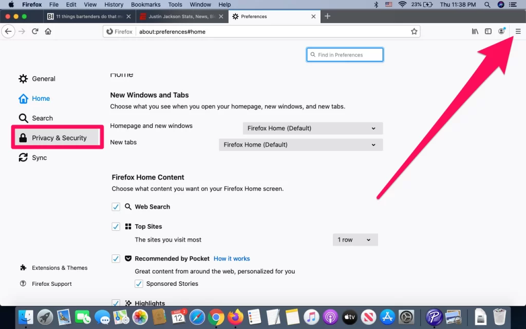 popup blocker firefox