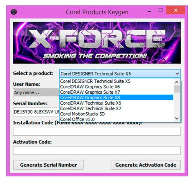 coreldraw keygen
