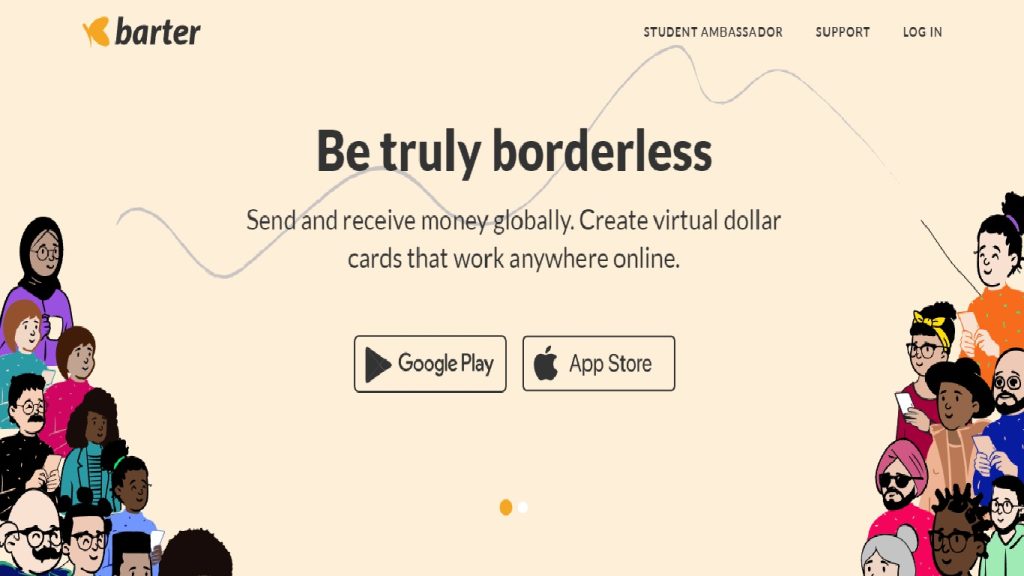 Barter virtual dollar card