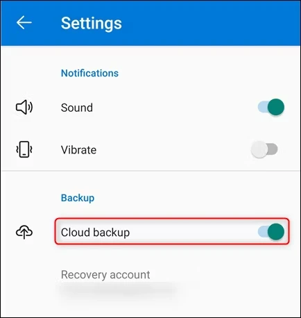 Backup