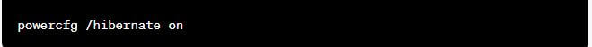hibernate cmd on