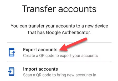 transfer authenticator