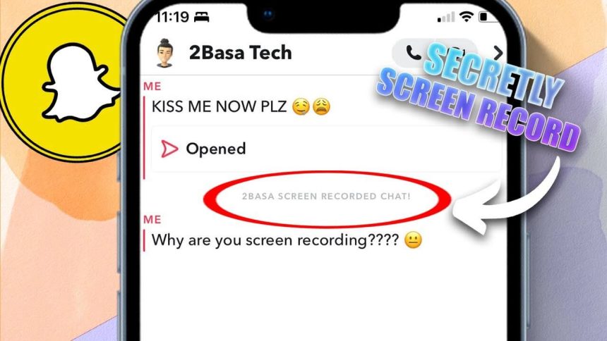 How to Screen Record on Snapchat Without Getting Caught