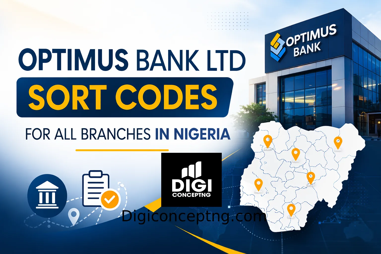 Optimus Bank Ltd Sort Codes for All Branches in Nigeria | Digiconceptng