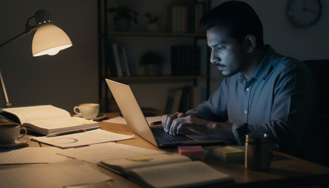 late night hustle stockcake