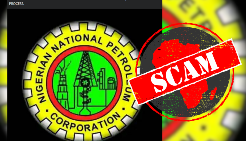 NNPC Warns of Scams