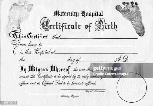 Birth certificate 