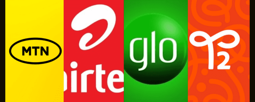 MTN Airtel Glo T2mobile 1