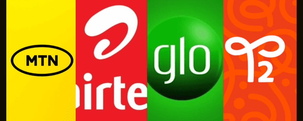 MTN Airtel Glo T2mobile