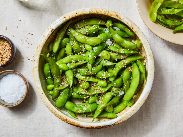 Edamame with Sea Salt and Lemon