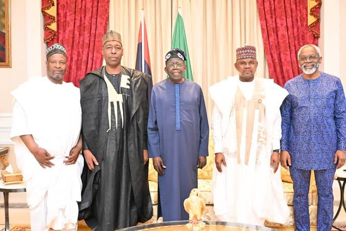 Zulum Takes Borno’s APC Flagbearer to Aso Rock