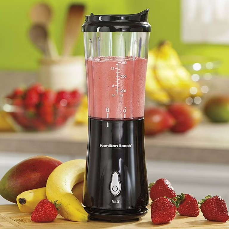 Hamilton Beach Portable Blender
Best Portable Blenders for Travel and Gym
