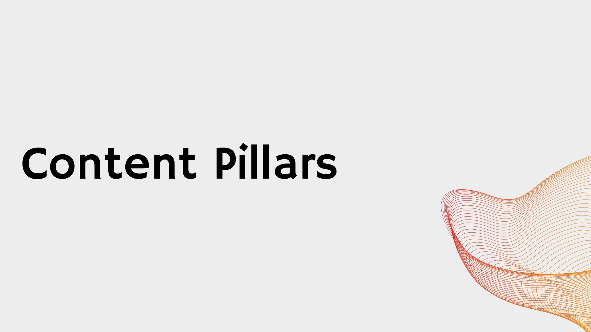 content pillars