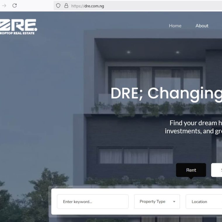 Real Estate Website Development- DRE — Digiconceptng