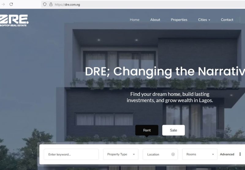 Real Estate Website Development- DRE — Digiconceptng