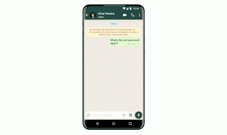 Whatsapp view once