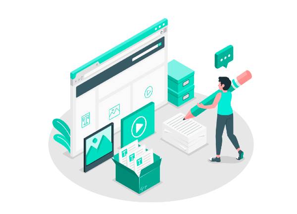 website content creation