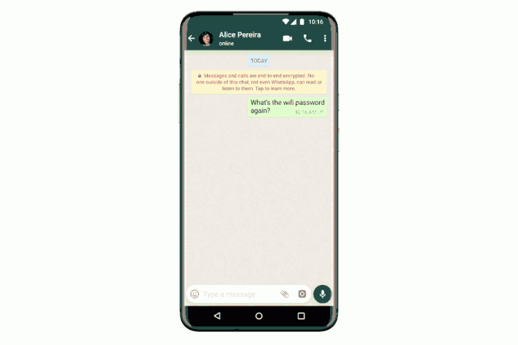 Whatsapp view once