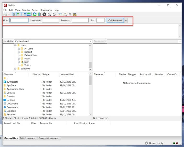 FileZilla-FTP 
