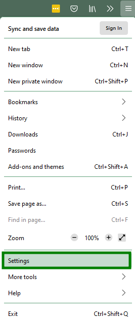 Mozilla Firefox clear cache