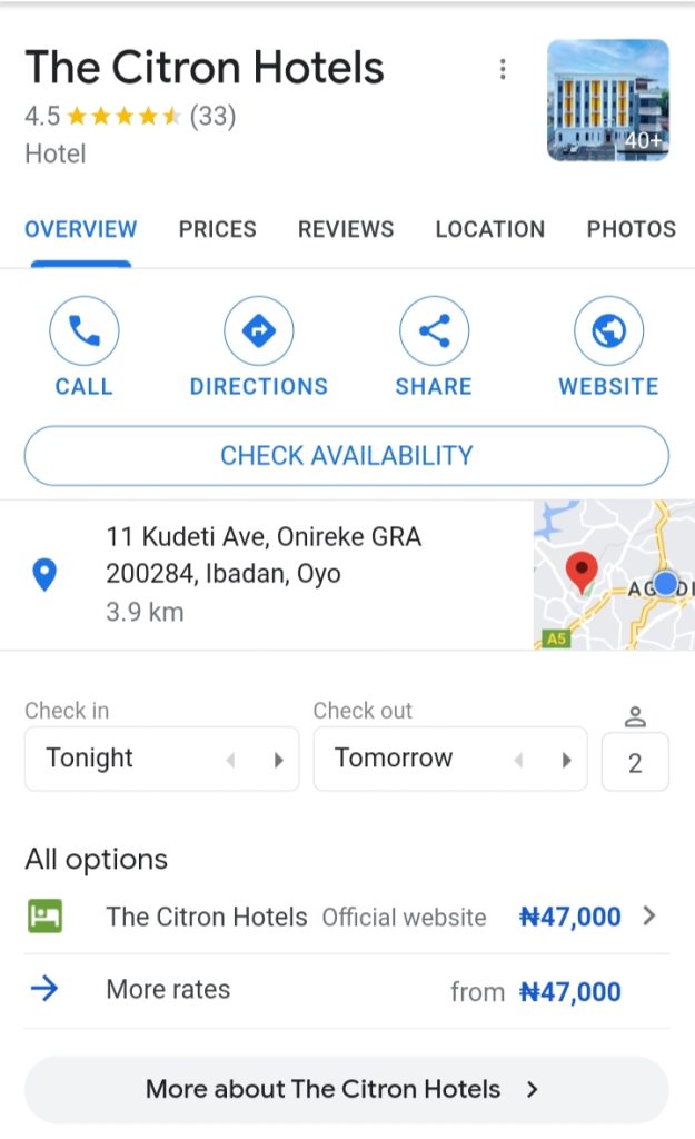 Google for business