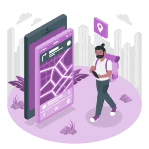 Location review app